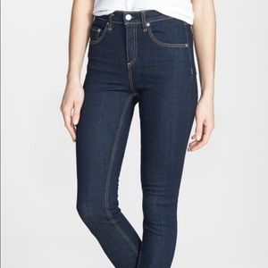 Rag and bone high rise skinny